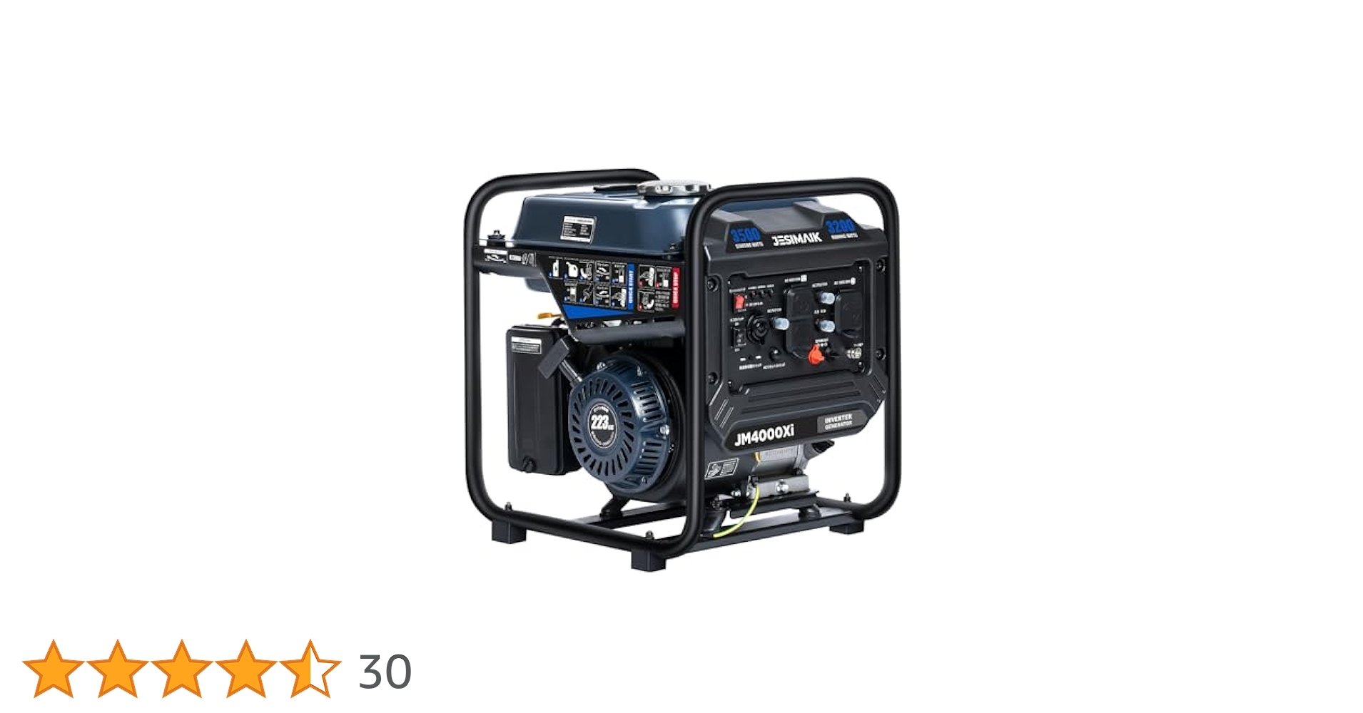 JESIMAIK インバーター発電機 JM4000Xi 定格出力3.2kVA Amazon.co.jp: JESIMAIK インバーター発電機 JM4000Xi 最大出力